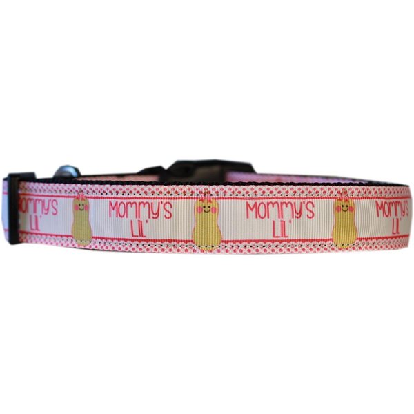Mirage Pet Products Mommys Lil Peanut Nylon Dog Collar Medium Narrow 125-285 MDN